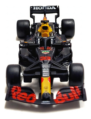 Miniatura F1 Max Verstappen Red Bull Racing RB16b 2021 1:43 Color Negro