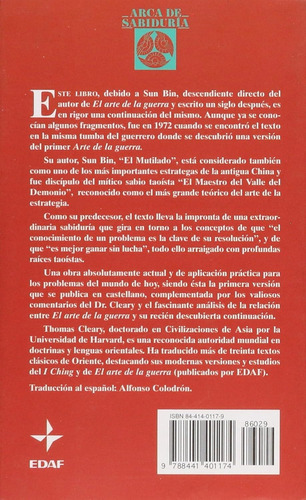 El Arte De La Guerra II, De Bin Sun., Vol. 1. Editorial Edaf, Tapa Blanda En Español