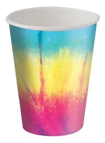 Imagem 3 de 5 de Kit Festa Tie Dye - Copos, Pratos, Guardanapos E Garfos