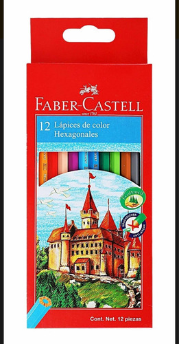 12 Colores Profesionales Lápices Hexagonal Faber Castell