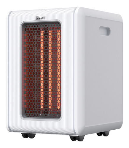 Estufa Eléctrica Infrarroja Kendal Golden Tube Blanca Color Blanco