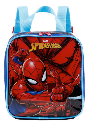 Lancheira Térmica Escolar Infantil Spider Man Xeryus 11664
