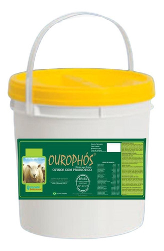 Núcleo Ourophós Ovinos Com Probióticos - Balde 10 Kg