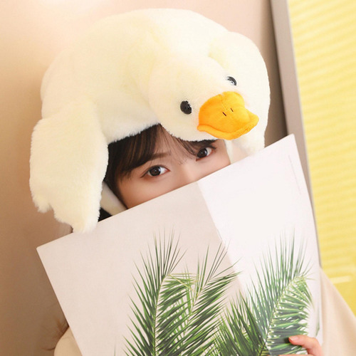 Pato Con Gorro De Felpa Pato Relleno Con Gorro Gorro Diverti