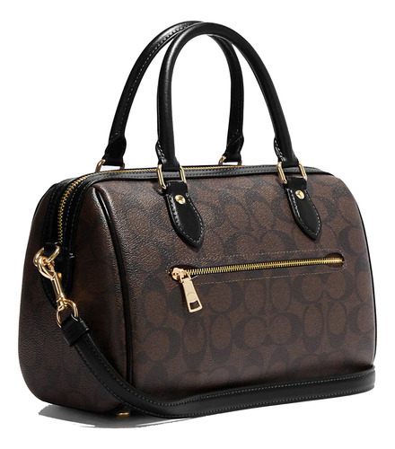 Bolsa Cruzada Coach Original Rowan Satchel Signature Canvas