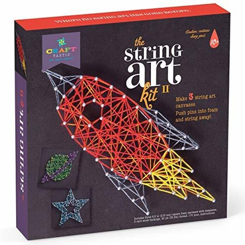 Arañas Craft-tastic Diy String Art - Kit De Manualidades P