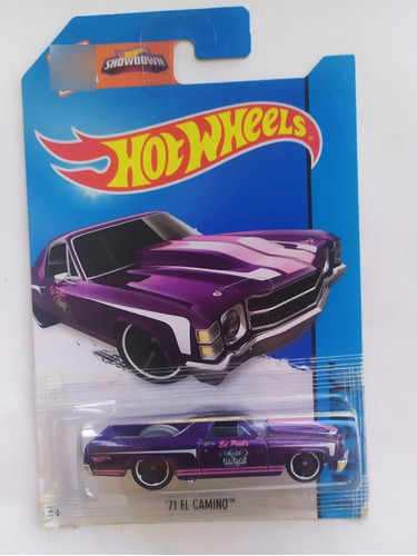 Hot Wheels 71 El Camino Morado 18/250 Car Toy Metal