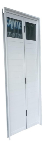 Puertas Rebatibles De Aluminio Blanco 70*200 Aberturas Guida