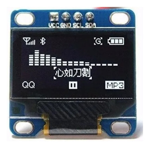Display Oled 0.96 Branco I2c 128x64 Arduino Raspberry Pic