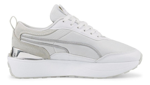 Imagen 2 de 7 de Zapatilla Puma Cruise Rider Metallic Blanco Mujer