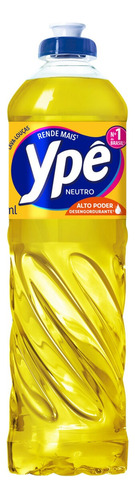 Detergente líquido lava-louças neutro 500ml Ypê