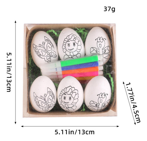 Cbq Huevos De Pascua Diy Pintura Artesanía Huevos Rellenos