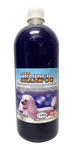  Shampoo Extra Blanco Para Perro 1 Litro-  Iray