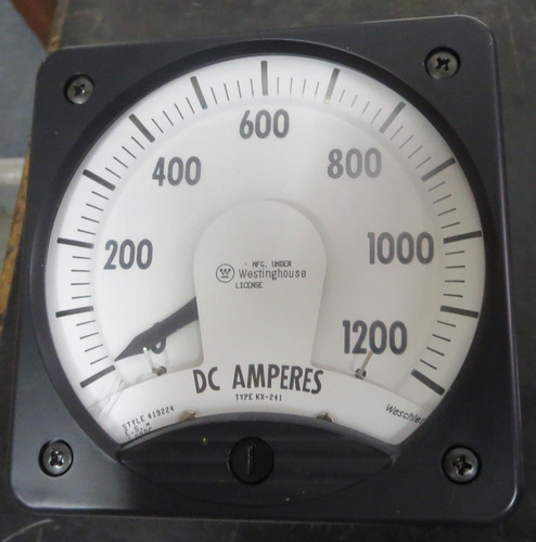 Westinghouse Kx-241 Amp Meter 0-1200 Amps Ccs