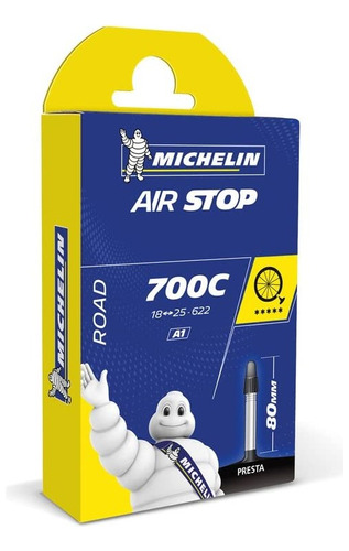 Neumático Bicicleta Michelin Rin 700 18-25 Presta 80mm