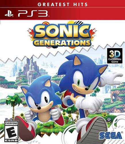 Sonic Generations Ps3 - Mídia Física Lacrado