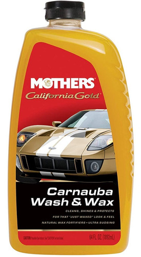 Mothers  California Gold Carnauba Wash &amp; Wax, 64 Onzas