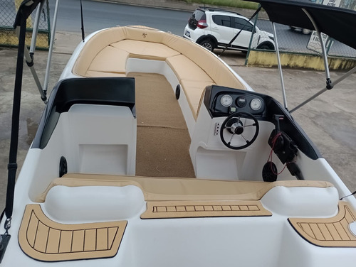 Lancha 18 Pés Rs 180 Com Motor Mercury 100 Hp 4 Tempos 0km