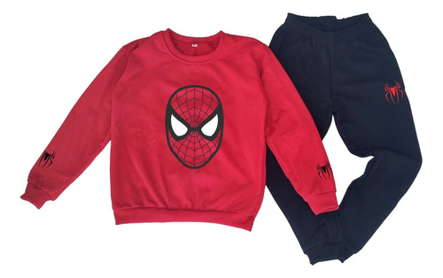 Conjunto Deportivo Buzo Y Pantalon Spiderman