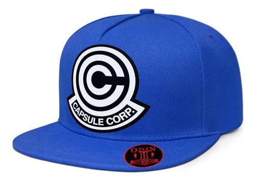 Gorra Plana Snapback Dragon Ball Capsule Corp 002