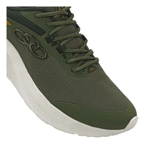 Tênis Masculino Cosmo Olympikus Verde Militar Liso 41 Br