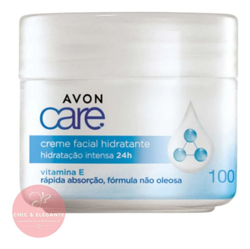 Creme Avon Care Facial Hidratante Vitamina E De 100ml/100g