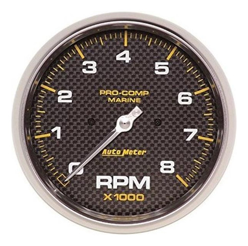 Medidor Autometer, Tacómetro, 5 , 8k Rpm, Fibra De Carbo