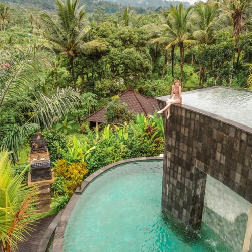 Pedra Piscina Hijau Lisa 10x10 Premium