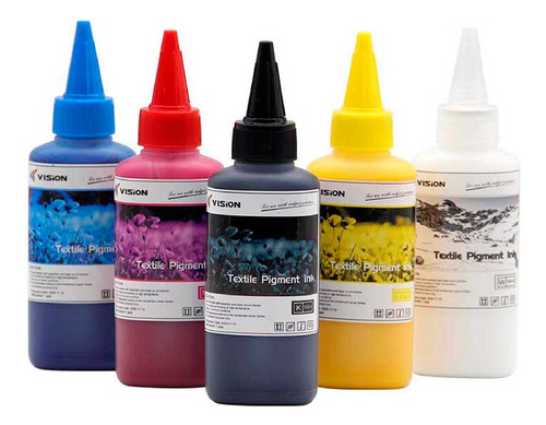 Tinta Dtf Cinco Colores, Selladas De Fabrica
