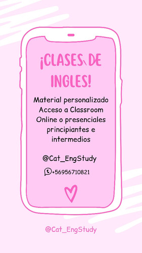 Clases De Inglés. Online Y Presencial 