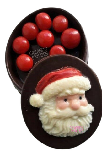 Molde Para Chocolate/navidad/ Alhajero Santa