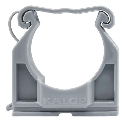 Grampa P/caño Gris Kalop 16mm Pack X50