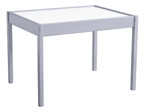 Juego De Mesa Y Silla Para Niños 3 Color Gris