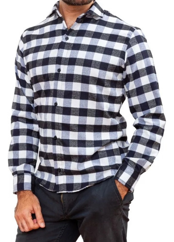 Camisa Leñadora Viyela Abrigada Premium Otoño Invierno