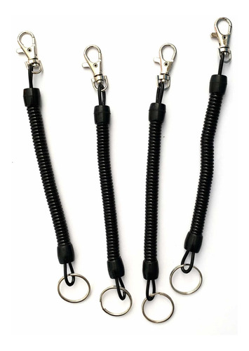 Imagen 1 de 7 de Cinta Cable Extensible Retractil Con Mosqueton Porta Accesor