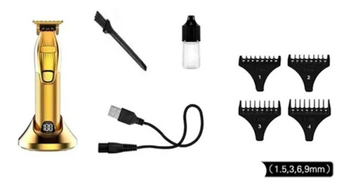 Maquina Corta Pelo Kemei Km-i32s Trimmer Patillera Barber Cs