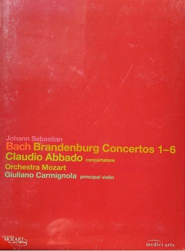 Clásico Dvd  Bach Johann Sebastian  Conciertos 1 - 6 
