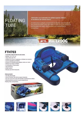 Flotador Silla Waterdog Fth703 Pesca Mosca Fly Outlet!! Fl01