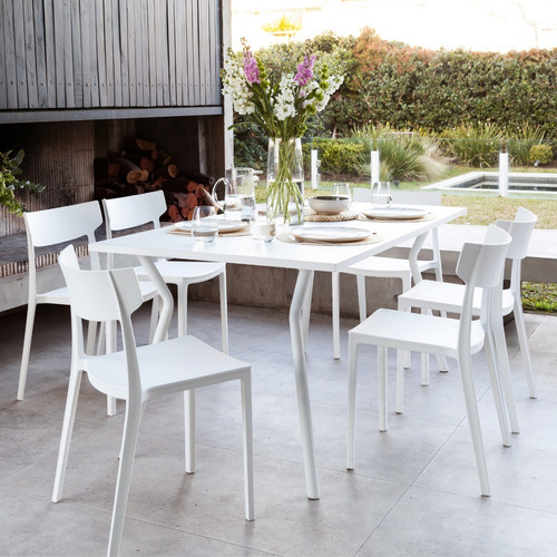 Imagen 5 de 5 de Mesa De Comedor Diseño Magnolia 90x160 Rossi