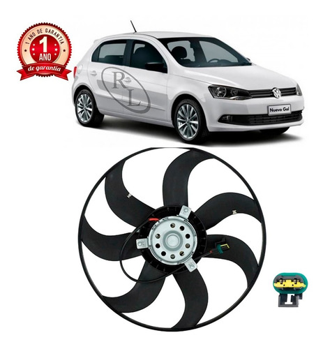 Ventoinha Eletroventilador Gol G7 2018 2019 2020 2021 C/ar