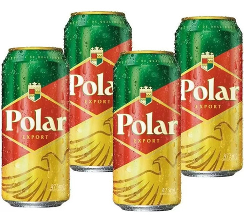 04 Un. Cerveja Gaúcha Polar Latão - 473 Ml