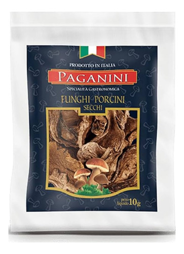 Funghi Porcini Italiano Paganini 10g Unidade Funghi Porcini
