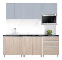 Comprar Combo Bajo Mesada 180 + Alacena Con Porta Microondas Potenza