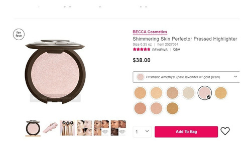 Becca Shimmering Skin Perfector Highliter Iluminador (usa)