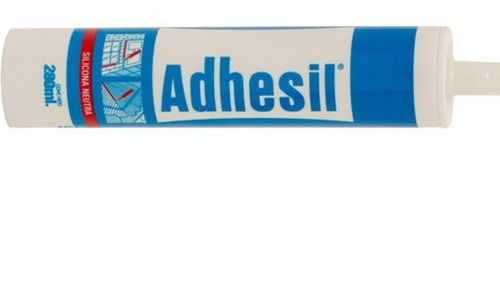 Silicona Neutra Adhesil Pack X 6 Selladores Neutro 280 Ml