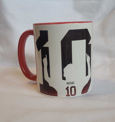 Taza Lionel Messi Tazas Sublimadas Rojo Lionel Messi