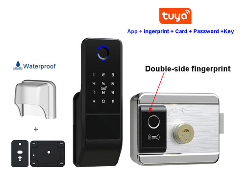 Cerradura De Puerta Inteligente Tuya, Dispositivo De Cierre