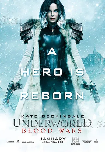 Pósters Underworld 5 Inframundo Blood Wars Guerra De Sangre