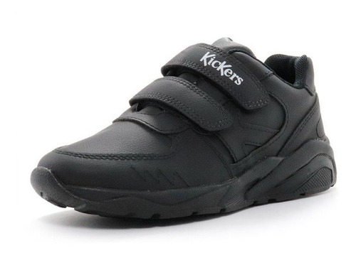 Zapatilla Colegial Kickers Miles Niño Niña Simil Cuero