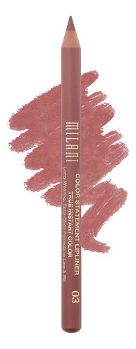 Declaração de cor Lipliner 02 True Red Color 3 Nude